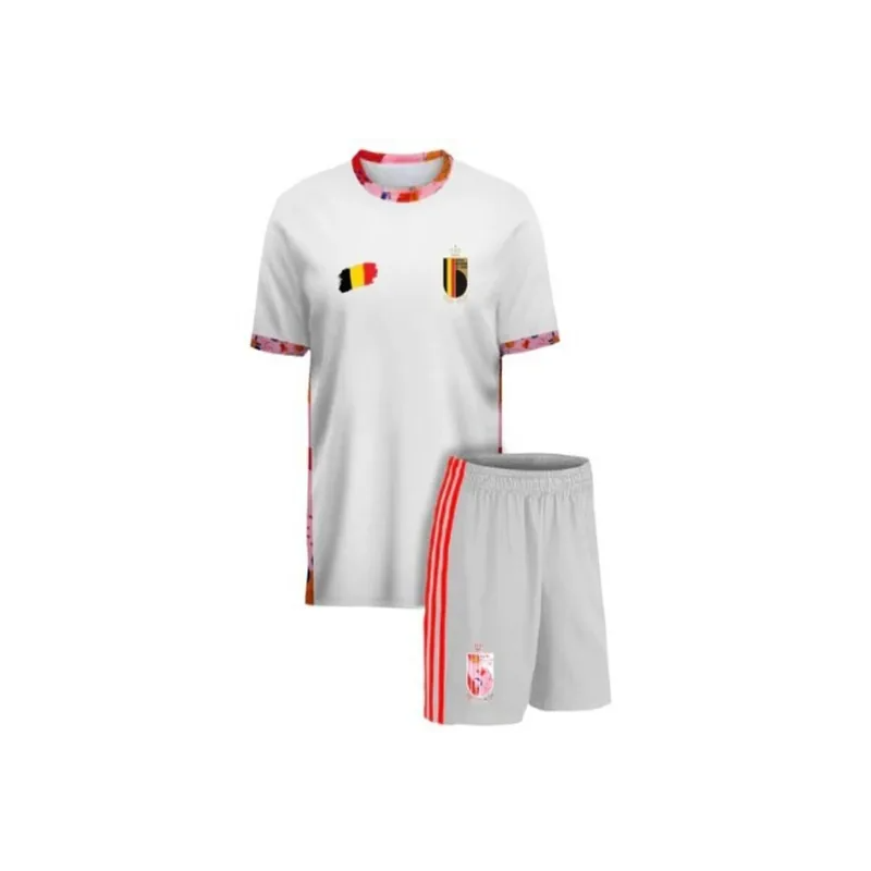 Belgium Football Jersey Set for Kids and Adults
