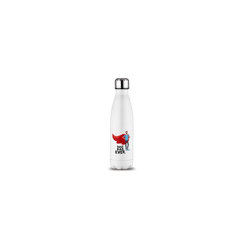 Best Dad Ever Customized Attitude Insulated Double Wall Vacuum Stainless Steel Water Bottle