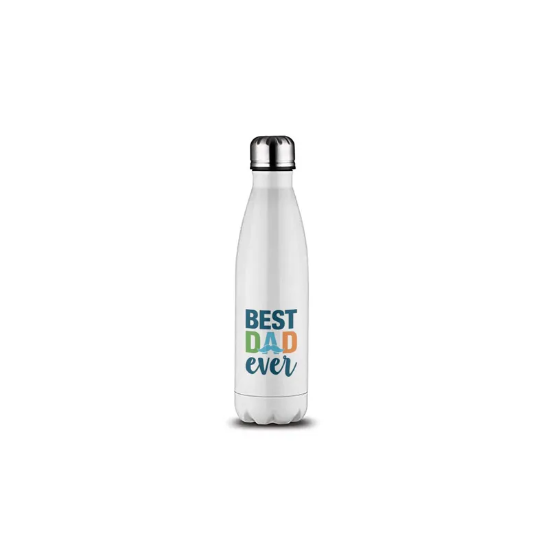 Best Dad Ever Color Customized Insulated Double Wall Vacuum Stainless Steel Water Bottle