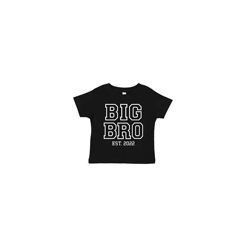 Big Bro Est. 2022 Birth Announcement New Baby Infant Baby Tee Shirt