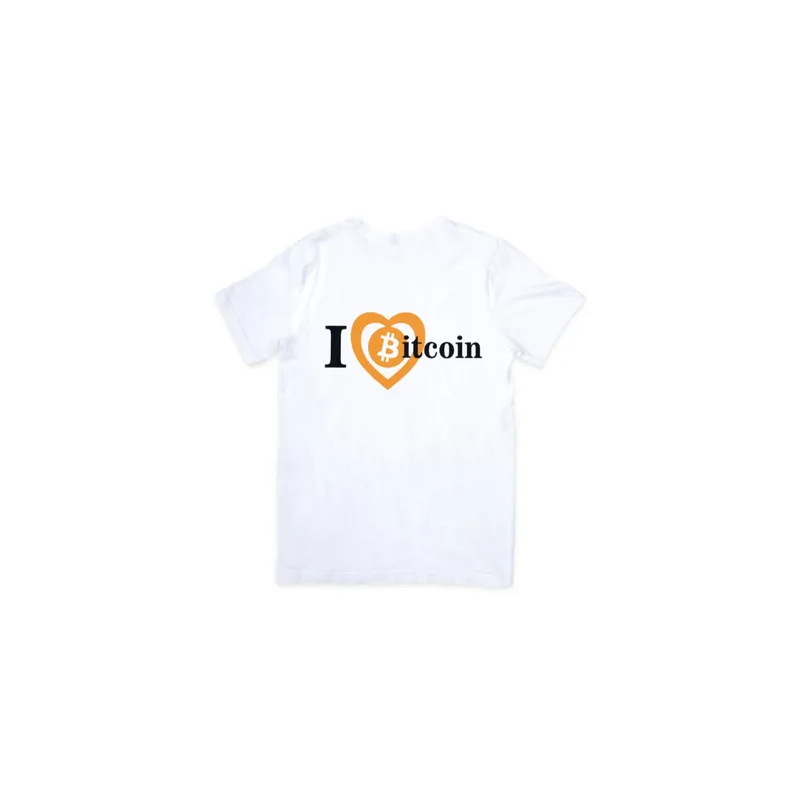 Bitcoin Love Printed 100% Cotton Black T-shirt/Bitcoin/Crypto/Traders/Gift for Birthday, Anniversary