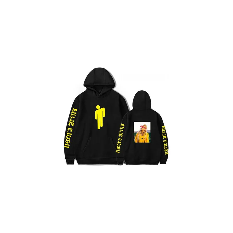Billie Eilish Hoodies Casual Pullover Sweatershirts For Unisex Multicolour