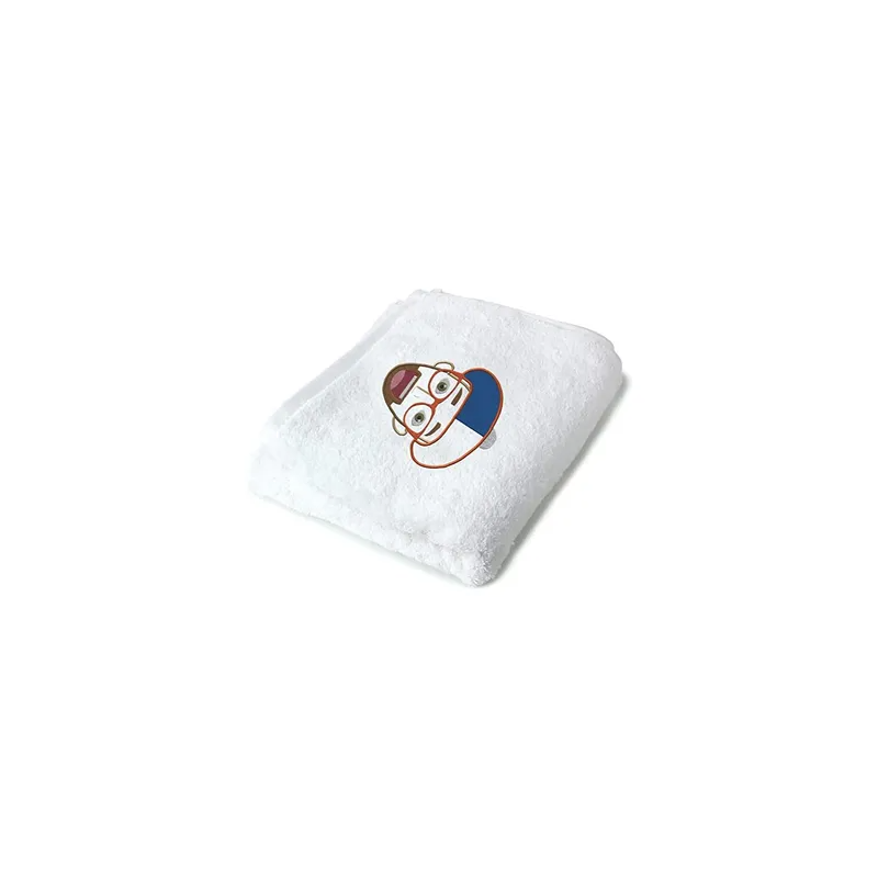 Blippi Filled Stitch Embroidered Kids Towels, Embroidered Bath Towel, Kids Towel, Blippi Hat
