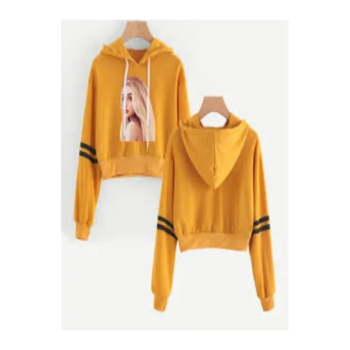 Blonde Girl Printed Crop...