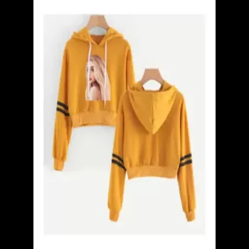 Blonde Girl Printed Crop...