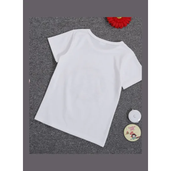 Big Sister Flower Printed T-Shirt White