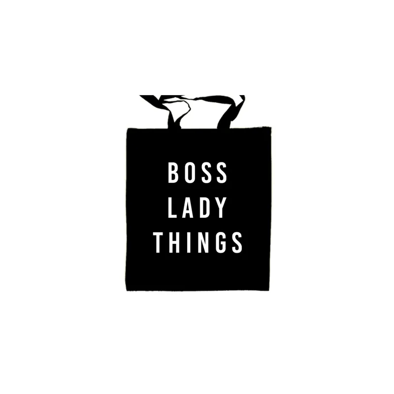 Boss Lady Things Canvas Bag