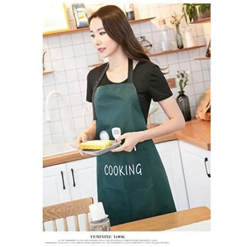 Breathable Waterproof Apron Green/Black/White 68 x 72cm