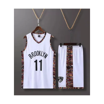 Brooklyn Irving 11 Basketball Player Printed Jersey White