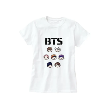 BTS Band Graphic T-Shirt White (XL)