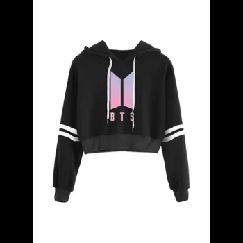 BTS Crop Top Long Sleeve...
