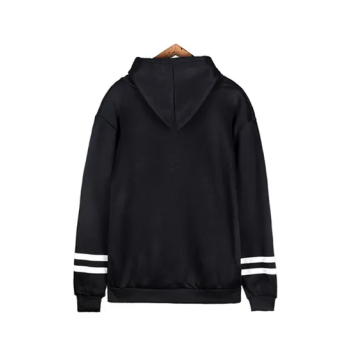 Bts Hoodie With Drawstring, Black/White