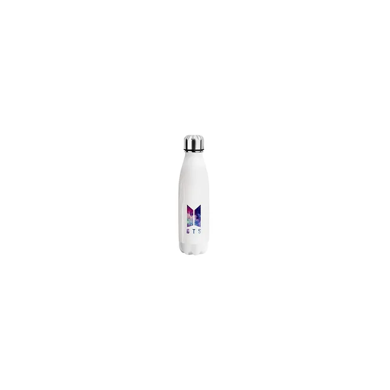 BTS Logo Glitters Kpop Stainless Steel Water bottle, Kpop Fan, Metal Bottle, BTS Cute Bottle, gift