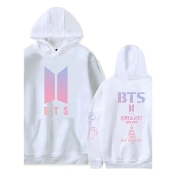 BTS Logo Printed Oversized...