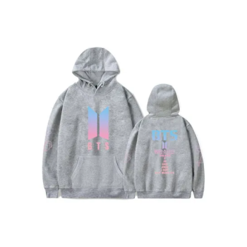 BTS Love Yourself Printing Hooded Sweatshirt Navy