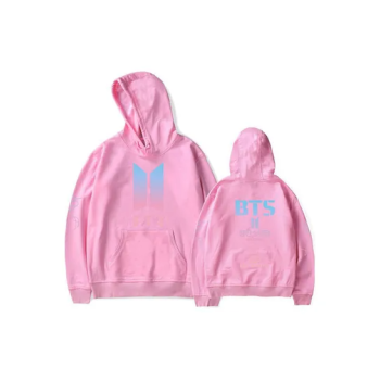 BTS Love Yourself Printing Hooded Sweatshirt Navy