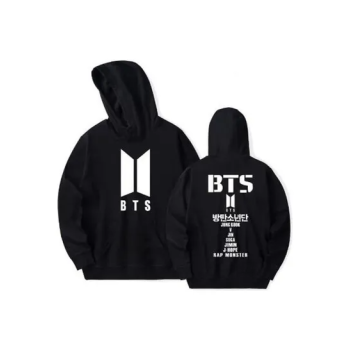 BTS Loveyourself Design Hoodie Black