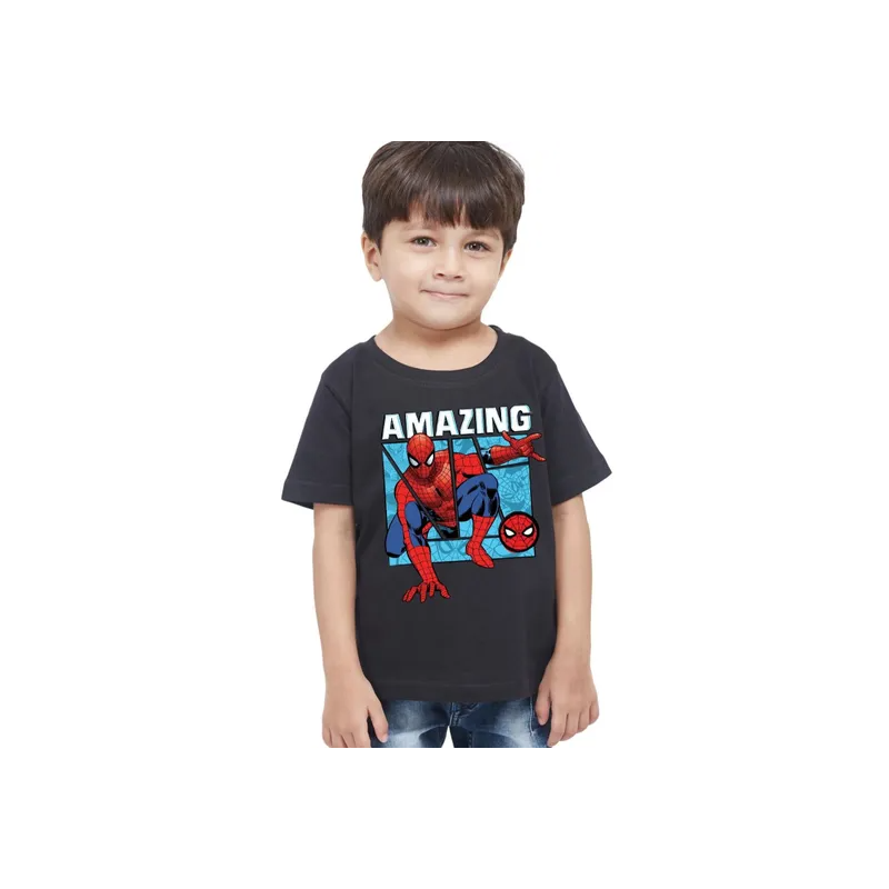 Spiderman Printed T-shirt For Kids