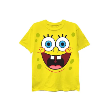 Spongebob Squarepants Boys T-Shirt 4 Pack Bundle Spongebob Patrick Squidward, and Mr. Krabs Kids Sizes 1 to 14
