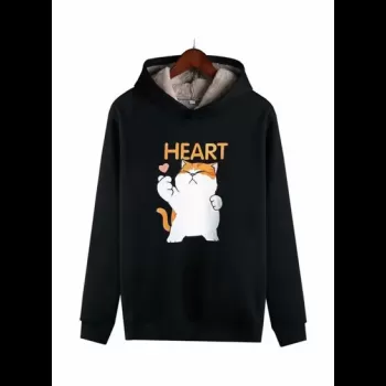 Squirrel Printed Hooded...