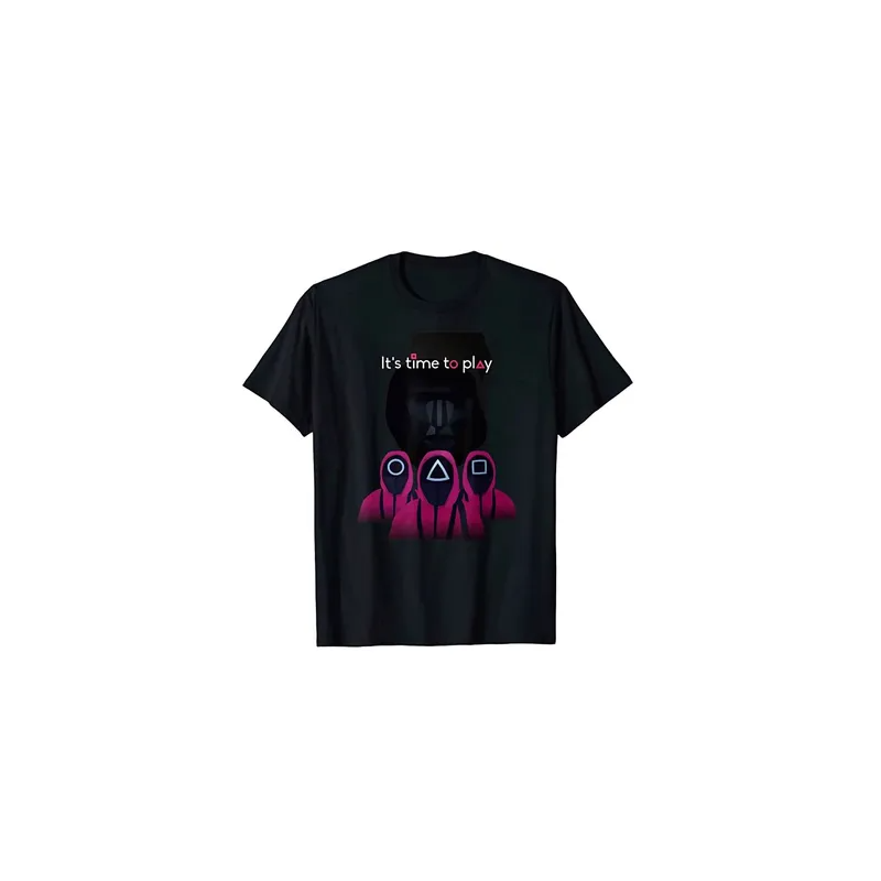 Squid Game Unisex Show Shirt Honeycomb Tee Circle, Triangle, Square T-Shirt