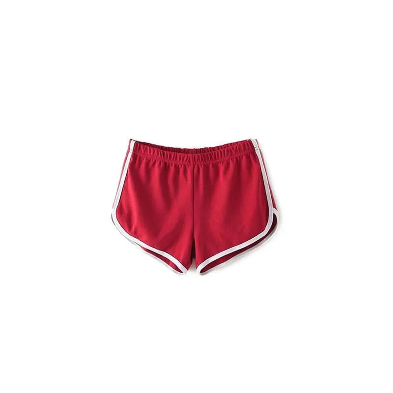 Summer Home Gym Cotton Casual Sports Korean Red Shorts For Women