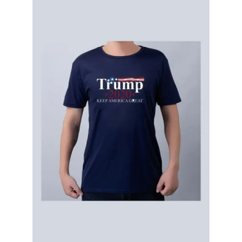 Summer Print T-Shirt Dark Blue