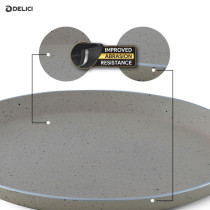 Delici ATP26IE Dark spatter Coating Aluminium Non-Stick Tawa Pan