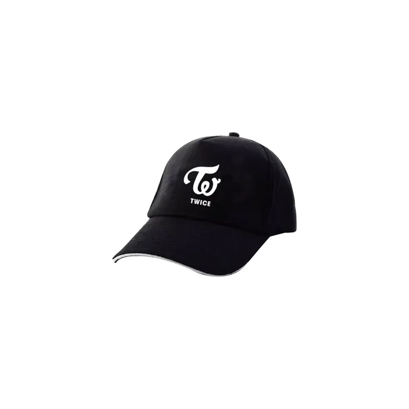 Twice Printed Cap, Black/White