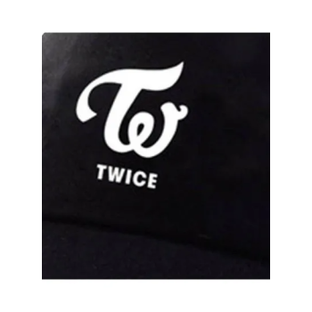 Twice Printed Cap, Black/White