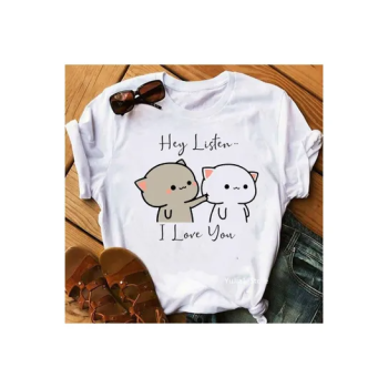 Two Cuties Cats Printed...