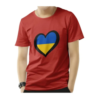 Ukraine Heart Red T-shirt