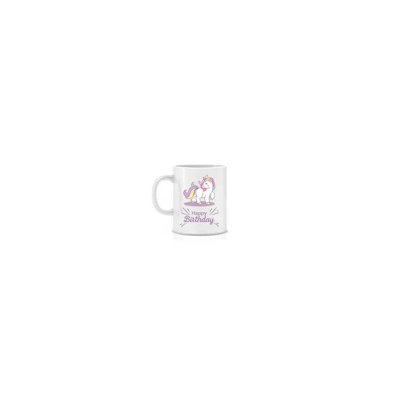 Unicorn Birthday mugs choice