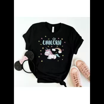 Unicorn Graphic Kids Round...