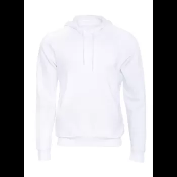 Unisex White Plain Hoodie...