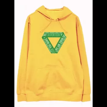 Versatile Winter Hoodie Yellow