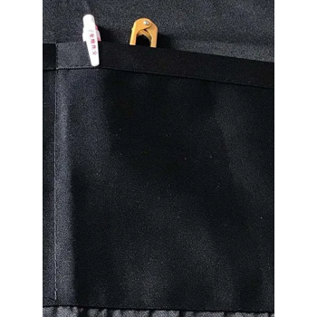 Waterproof Kitchen Cooking Apron Black 27x29inch