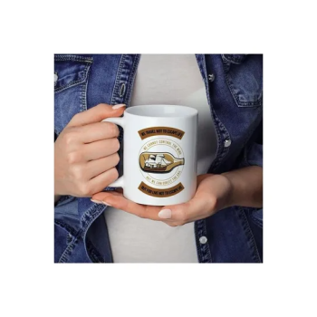 We Travel Quote Coffee Mug Multicolour