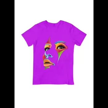 Women Art Face Printed...