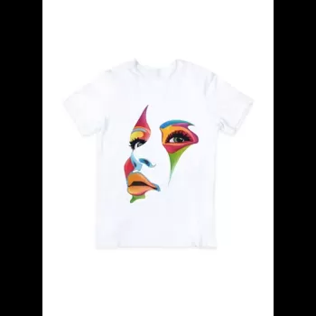 Women Art Face Printed...