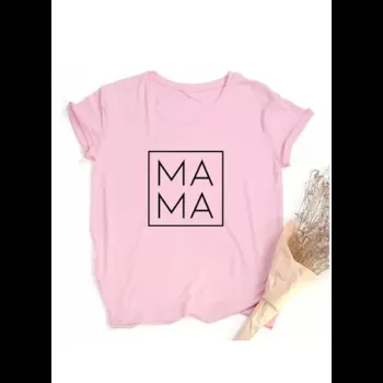 Women Tshirt Mama Square...