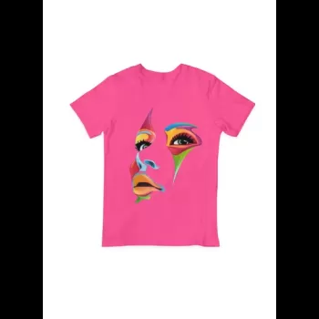 Women Art Face Printed...