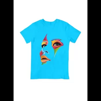 Women Art Face Printed...