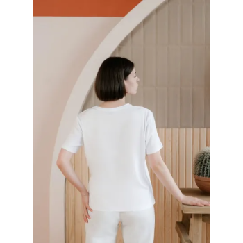 Women's Super Mom Wife Super Tired Graphic T-shirt Tops White