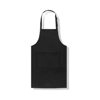 Womens Kitchen Aprons Waterproof Bib Overalls Black