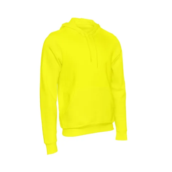 Yellow Hoodie Plain With Pocket, Unisex for Adults (XXS)