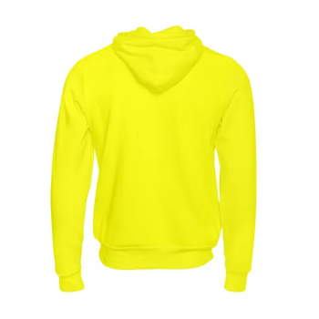 Yellow Hoodie Plain With Pocket, Unisex for Adults (XXS)