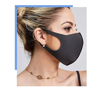 10 Pcs Unisex Black Face Mouth Mask Washable Reusable Cycling Cloth Masks for Men Women, Dust Masks for Outdoor Activities Cycling Camping Gardening Travel