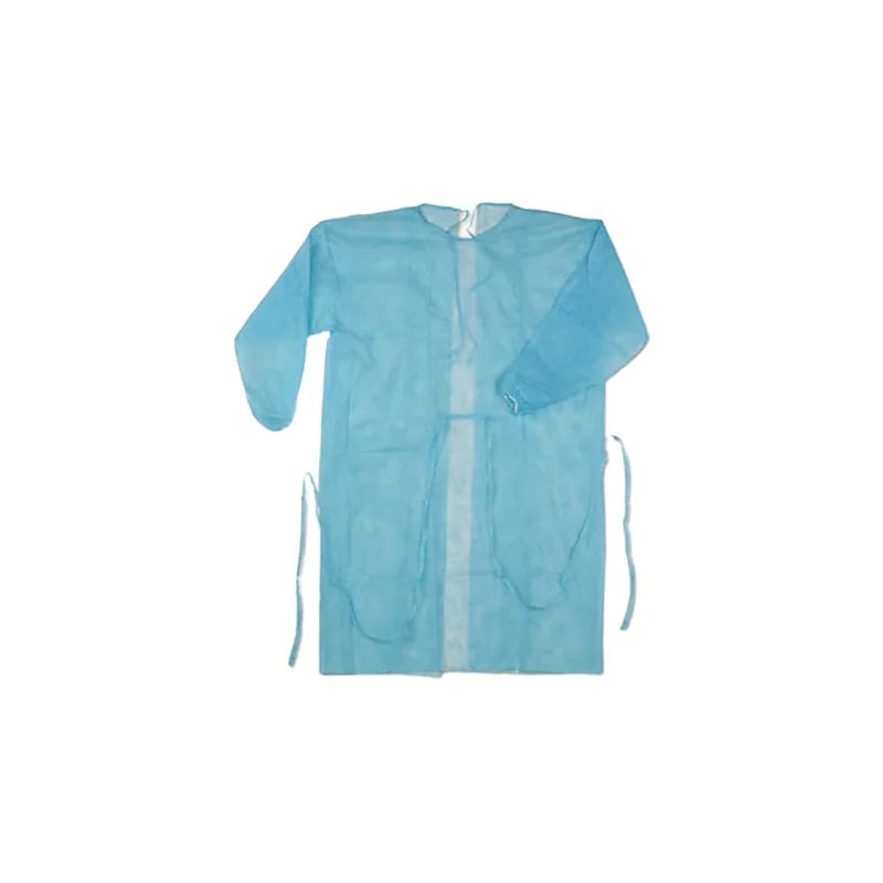 10-Piece Disposable Isolation Gown Set Blue