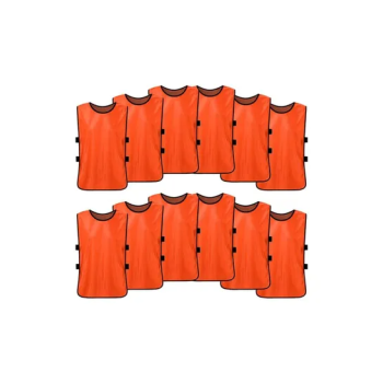 12-Piece Soccer Pinnies Quick Drying Football Vest Breathable Team Training Bibs